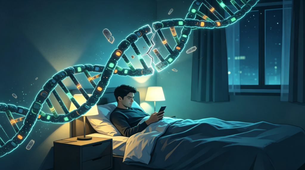 熬夜不止伤肝！权威研究：一周缺觉，711个基因彻底...