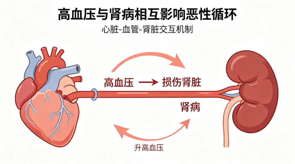 高血压与肾病互为损伤，一套科学养护方案稳住两大慢病