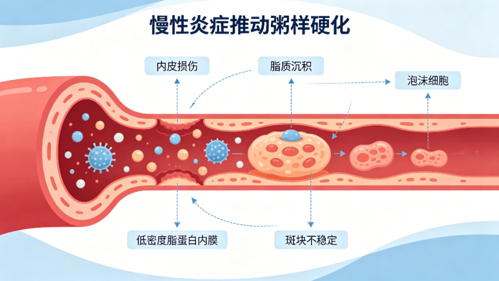 慢性炎症：心血管疾病藏在体内的“幕后推手”