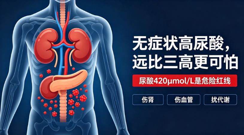 无症状高尿酸藏致命隐患，危害远超三高，别等疼痛...