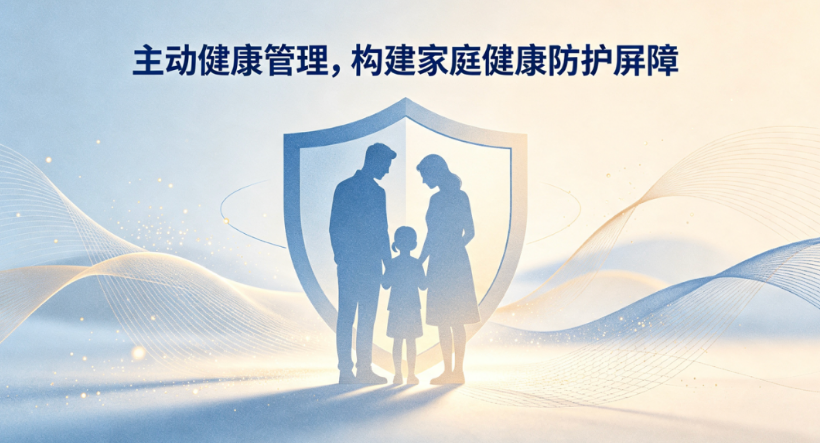 主动健康管理，构建属于家庭的健康防护屏障