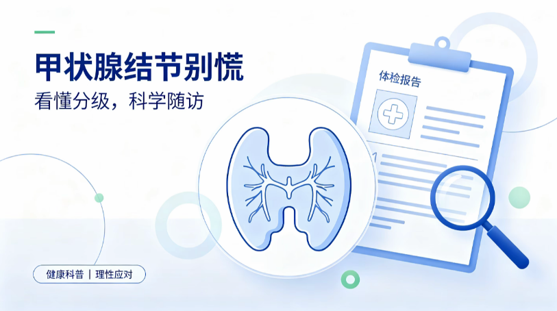 查出甲状腺结节，别慌！一文读懂分级与应对方案