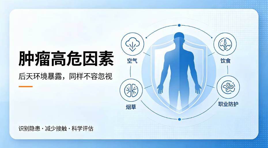 肿瘤高危因素：不可忽视的后天环境暴露