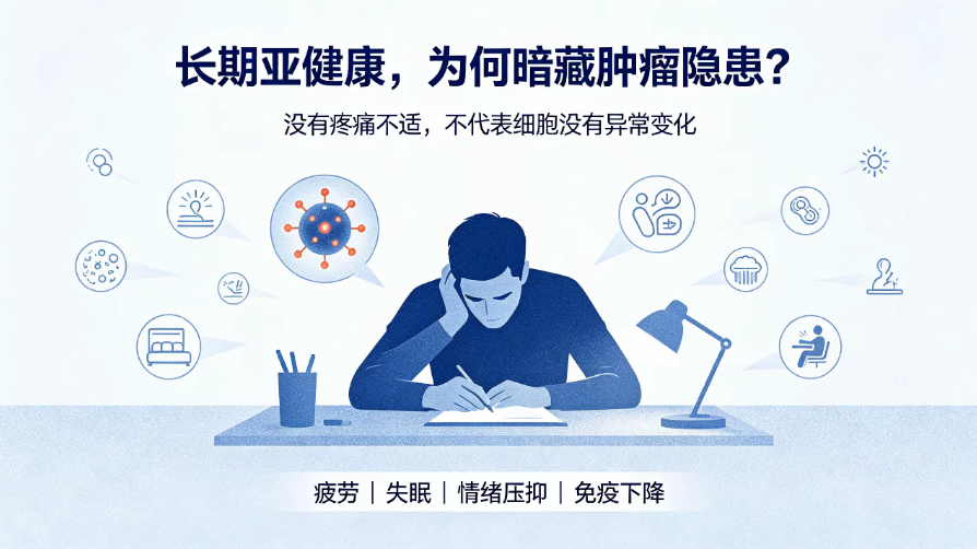 长期亚健康不痛不痒，为何反而暗藏肿瘤隐患？
