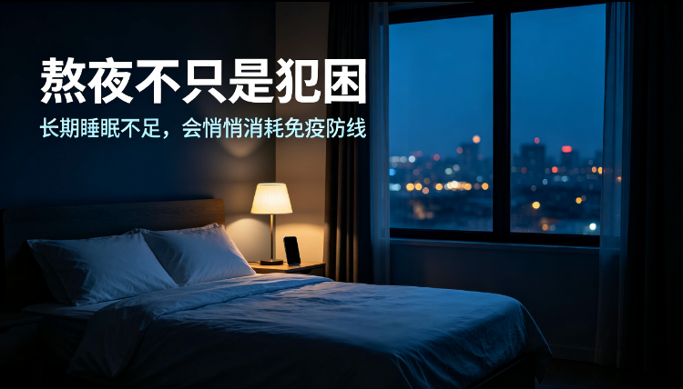 熬夜不只是犯困，悄悄拉低身体免疫防线