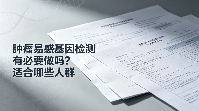 肿瘤易感基因检测有必要做吗？适合哪些人群？