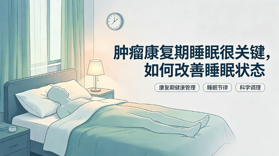 肿瘤康复期睡眠很关键，如何改善睡眠状态